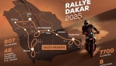 7700 Kilometer (5209 davon gewertet) über Sand und Geröll (Bild: Krone KREATIV/Red Bull Content Pool)