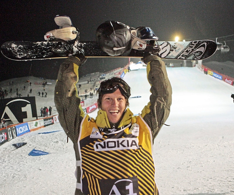 Stefan Gimpl triumphierte als erster Österreicher im „Big Air“-Weltcup. (Bild: AP ( via APA) Austria Presse Agentur/AP)