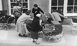 Viele Kinder: Ein vertrauter Anblick, als die Babyboomer zu Welt kamen