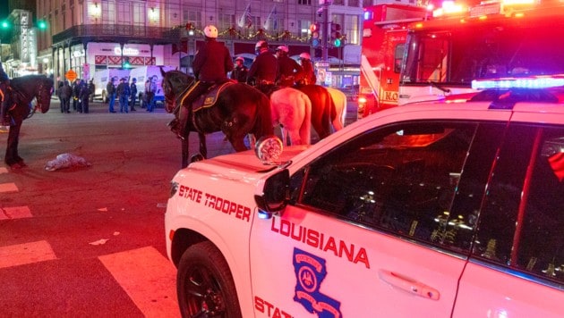 Bei dem mutmaßlichen Attentat in New Orleans kamen 15 Menschen ums Leben. Es dürfte sich um einen Einzeltäter gehandelt haben. (Bild: AP/Chris Granger)