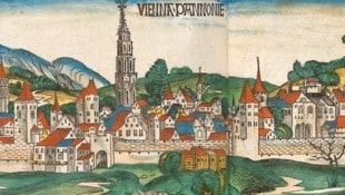 Ansicht Wiens aus der sogenannten „Schedelschen Weltchronik“ aus dem Jahr 1493 (Bild: histopics / Ullstein Bild / picturedesk.com)