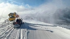 „Technischer Schnee“ kann effizienter produziert werden, wenn das Wasser kalt genug ist. (Bild: Bergbahnen Bad Kleinkirchheim)