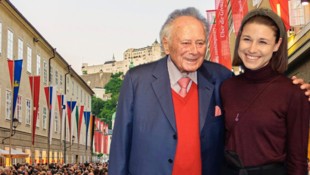 Reinhold Würth mit Enkelin Maria.