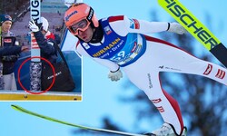 Das ÖSV-Team rund um Stefan Kraft (re.) deckte die Bindungen ab.