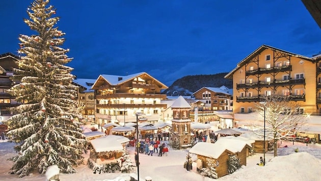 Der Weihnachtsmarkt in Seefeld hat noch bis zum 6. Jänner geöffnet.
