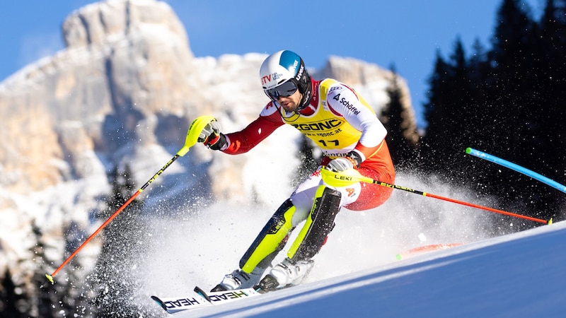 Johannes Strolz wartet in diesem Winter noch auf einen Top-10-Platz.  (Bild: GEPA pictures)