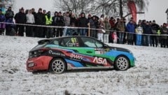 Luca Pröglhöf hatte im Elektro-Opel mit den Bedingungen zu kämpfen. (Bild: Binder Manfred/Sportmediapics.com/ Manfred Binder)