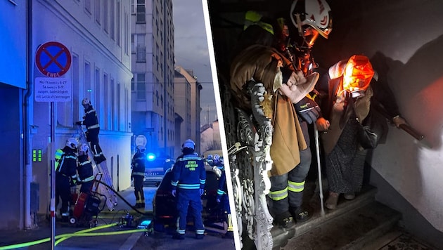 (Bild: Krone KREATIV/Stadt Wien | Berufsfeuerwehr Wien)