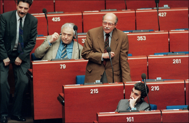 Otto von Habsburg im Europäischen Parlament  (Bild: ERIC CABANIS / AFP / picturedesk.com)