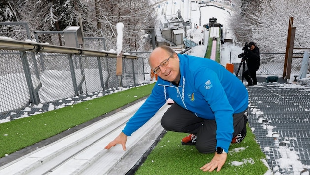 Race director Robert Krautgartner is ready (Bild: Markus Tschepp)