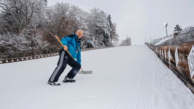 Jump boss Willi Hohenwallner is sure-footed (Bild: Markus Tschepp)