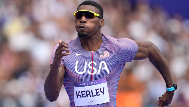 Fred Kerley (Bild: Copyright 2024 The Associated Press. All rights reserved)