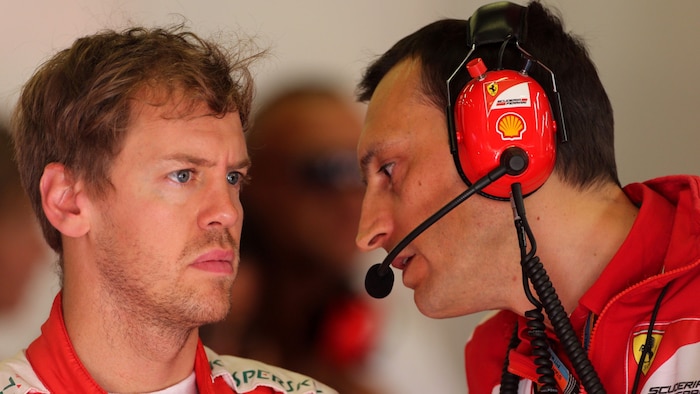 Adami (re.) arbeitete auch mit Vettel zusammen.