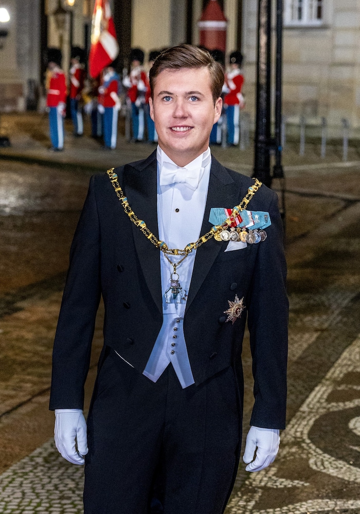 The crown prince at the New Year's reception