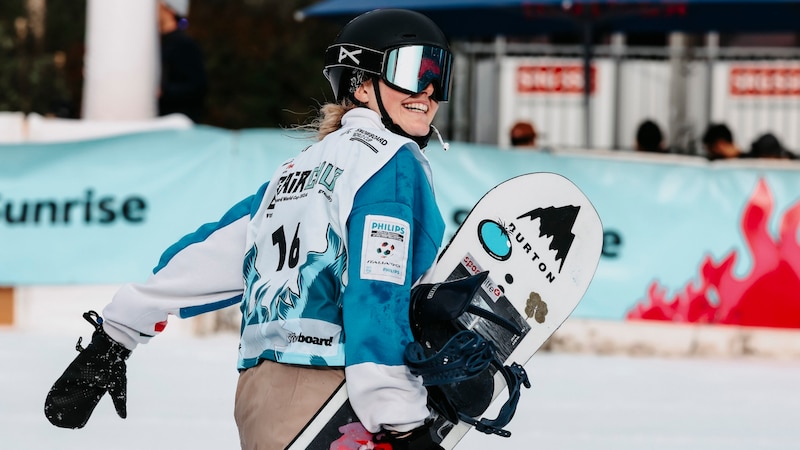 Zufriedenes Lächeln bei Hanna Karrer (Bild: GEPA/GEPA pictures)