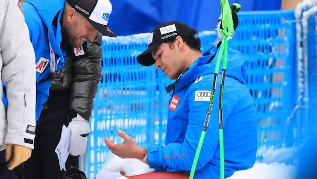 ÖSV-Aufsteiger Lukas Feurstein musste nach dem Super-G in Gröden operiert werden. (Bild: Christof Birbaumer/Kronenzeitung)