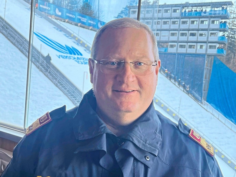 Wolfgang Ostheimer, deputy city police commander in Innsbruck, was the incident commander at the Bergisel ski jump. (Bild: Neuner Philipp)