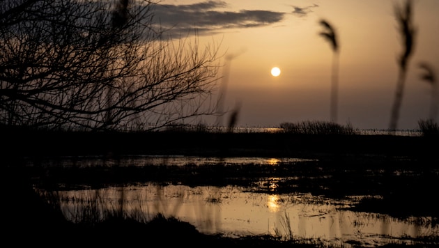 Das Archivbild zeigt Koge in Dänemark im Februar 2021: Hier sollen Drohnen oder Ufos gesichtet worden sein. Die Polizei ermittelt.  (Bild: APA/Mads Claus Rasmussen / Ritzau Scanpix / AFP)