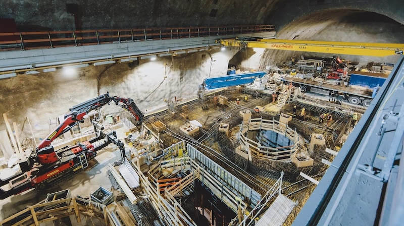 Am Tauernmoos-Stausee entsteht ein Pumpspiecherkraftwerk. (Bild: EXPA/ JFK)