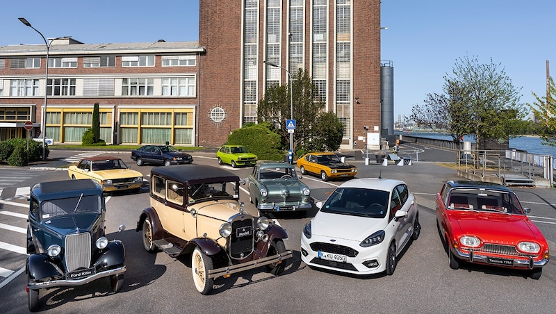 100 years of Ford Germany - for a long time, Ford was one of the three highest-volume German car manufacturers. (Bild: Hersteller)