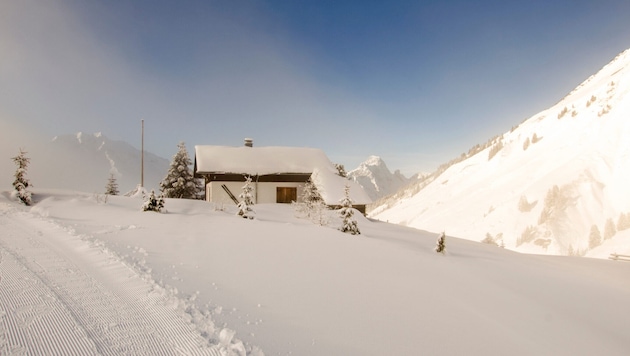 Am Samstagvormittag wurde ein Skiführer bei einem Lawinenabgang in Schröcken verschüttet und verletzt (Symbolbild). (Bild: stock.adobe.com/MariOn)