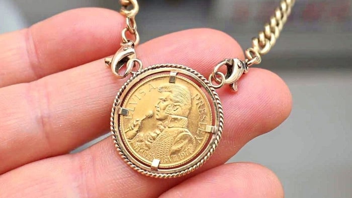 The Burgenland native received the Elvis gold coin as an amulet from her parents when she was ...