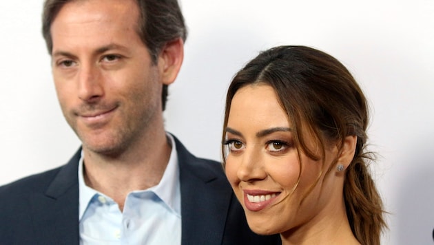 Jeff Baena und Aubrey Plaza (Bild: AP ( via APA) Austria Presse Agentur/Willy Sanjuan/2017 Invision)