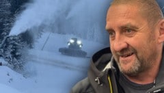 Seit bald 40 Jahren präpariert Wolfgang Perhab die Pisten in Schladming. (Bild: Krone KREATIV/Spari)