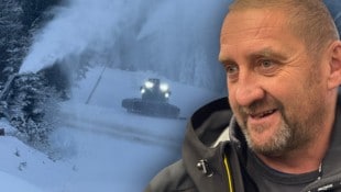 Seit bald 40 Jahren präpariert Wolfgang Perhab die Pisten in Schladming. (Bild: Krone KREATIV/Spari)