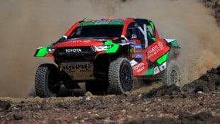 Yazeed Al-Rajhi im Toyota (Bild: APA Österreich Bild/AFP)