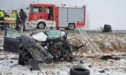 Die Unfallwracks wurden regelrecht zerfetzt, Motorblock und Co. einfach herausgerissen.