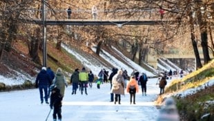 Auch der Lendkanal musste wieder gesperrt werden! (Bild: Pessentheiner)