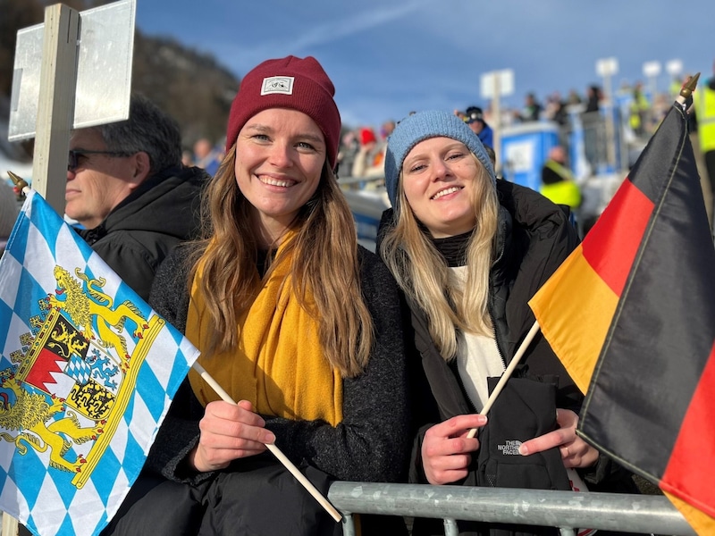 Alena Winkler und Helena Lösewitz aus Oberbayern. (Bild: JHK)