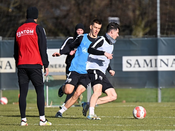 New arrivals among themselves: Florian Dietz (center) and Benedikt Zech
