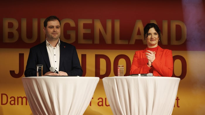 Landesgeschäftsführer Kevin Friedl und Landesgeschäftsführerin Jasmin Puchwein