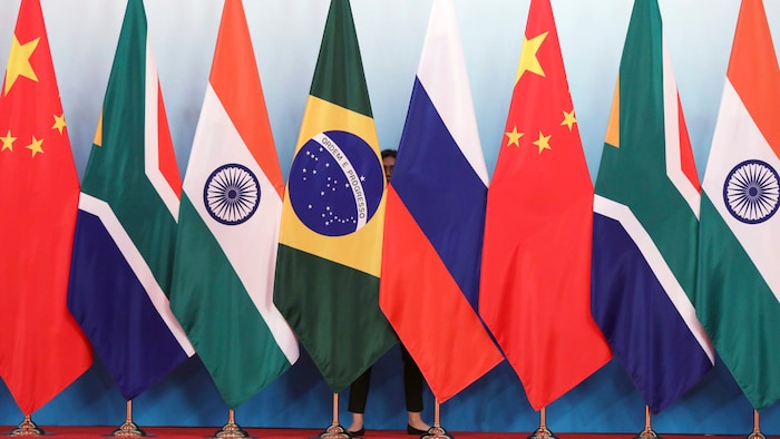 Die BRICS-Gruppe wird teils als Gegengewicht zum G7-Bündnis führender westlicher ...