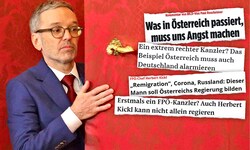 Der Regierungsbildungsauftrag an FPÖ-Chef Herbert Kickl wird in vielen internationalen Medien ...