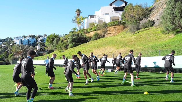 Sturm is currently having a "sunny" time in Marbella. (Bild: Pail Sepp/Sepp Pail)