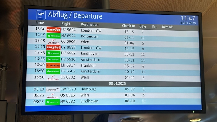 The flight was scheduled to depart shortly before midday.