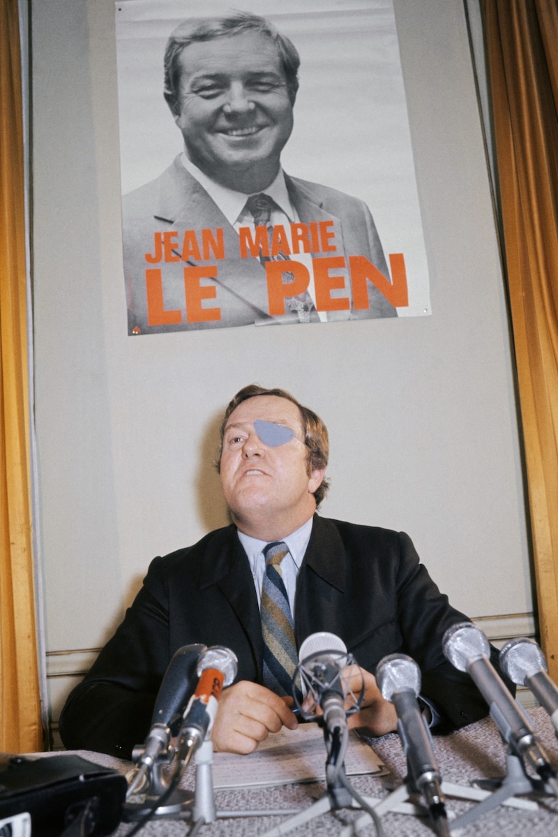 Le Pen 1974 (Bild: AFP)