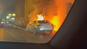 Trotz Brand im Freien mussten die Einsatzkräfte unter Atemschutz mit einer sogenannten ...
