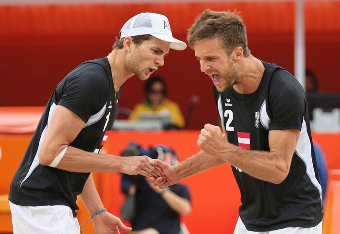 Seidl (left) and Huber finished ninth at the Olympic Games in Rio.