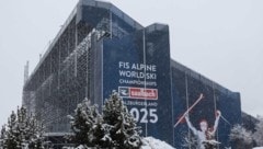 Das mächtige Stadion erhebt sich bereits: Gestern startete der Bau in die finale Phase (Bild: GEPA pictures/ Harald Steiner)