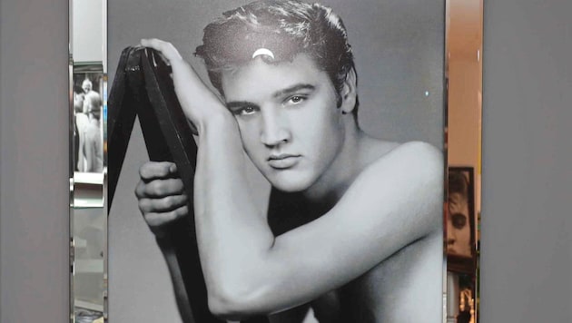 In honor of his beloved mother, textile worker Gladys Love Presley, Elvis recorded a song on his own - before his career. (Bild: Reinhard Judt)