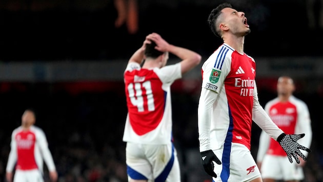 Arsenal ist bedient. (Bild: AP)