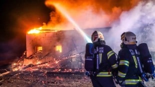 Um kurz vor 2.30 Uhr rückten die Innviertler Kameraden aus.