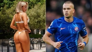 Violetta Bert (l.) soll Mykhaylo Mudryk (r.) für einen Juventus-Profi verlassen haben.