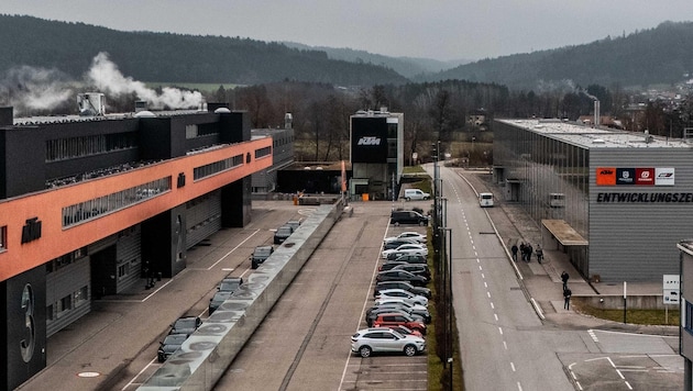 The majority of KTM employees work in Mattighofen. (Bild: Scharinger Daniel)