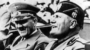Adolf Hitler (links) und Benito Mussolini (rechts) 