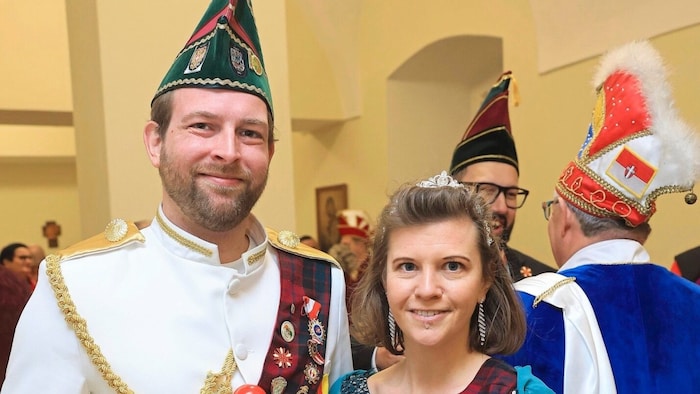 Beim närrisches Treiben in Döbling: Gemeinderätin Elisabeth Olischar (ÖVP).